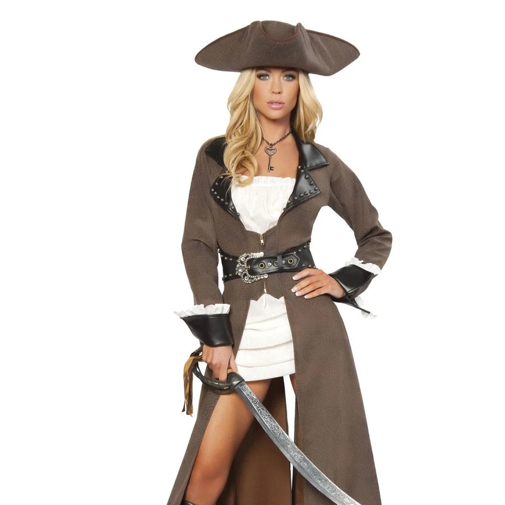 Brown Pirate Costume for Women